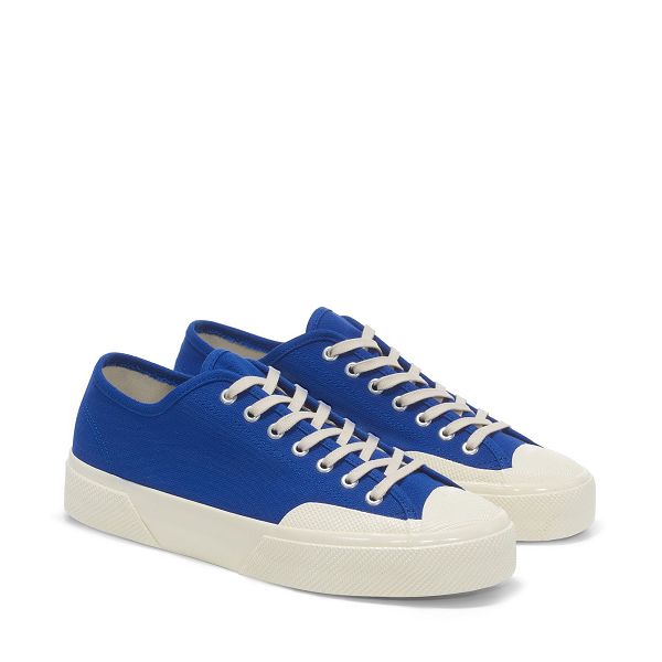 Superga 2432 Blue Low Top Sneakers - Men's Sneakers USA | US2218340